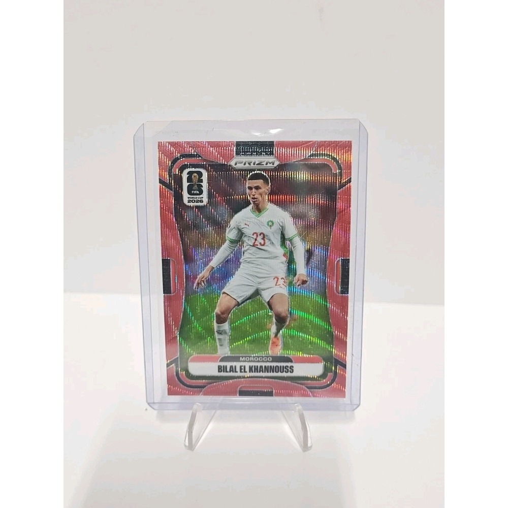 2026 Panini Prizm FIFA World Cup Bilal El Khannouss Wave Prizm /39 #294 Morocco